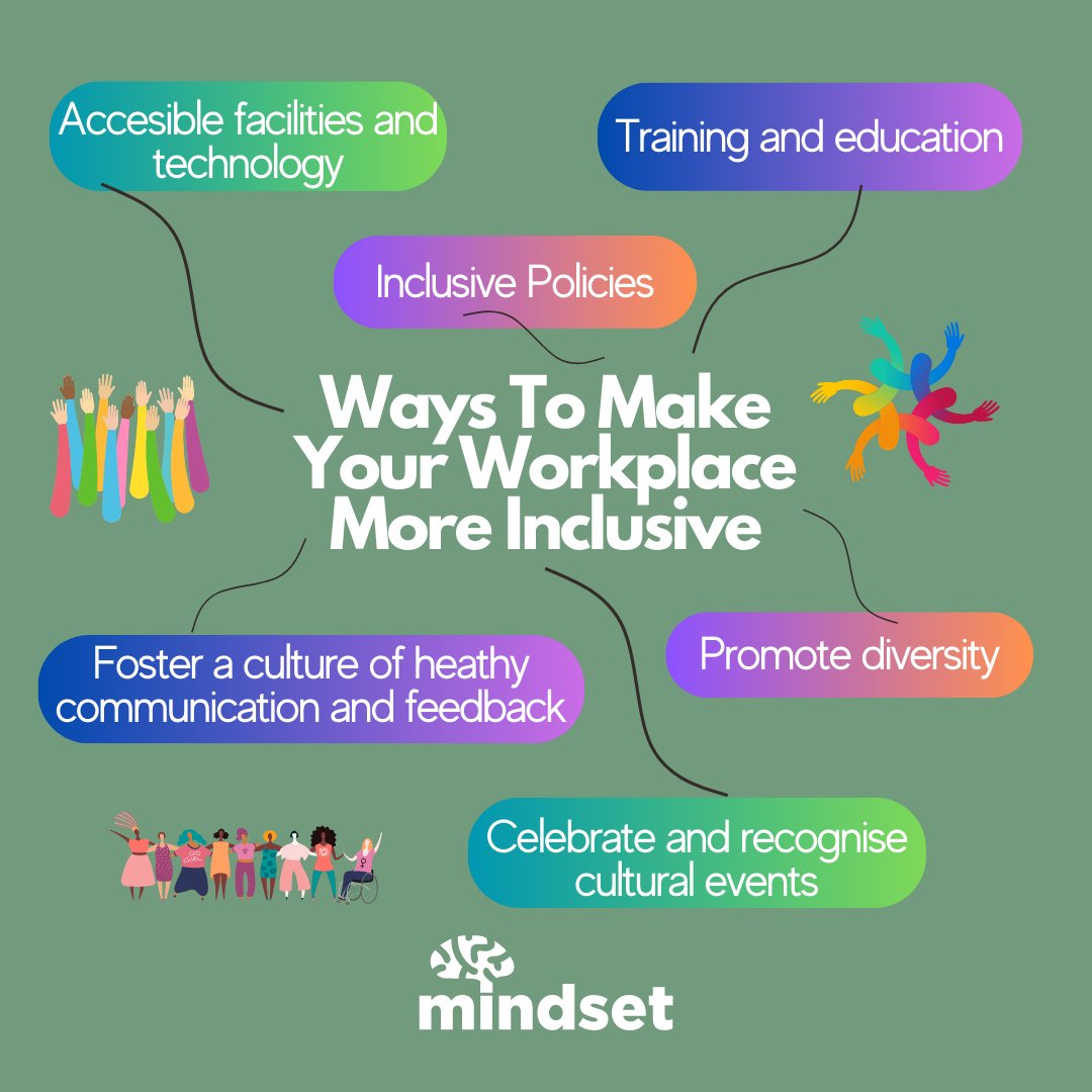 As part of Pride Month, Learning Disability Week & following on from World Autism Pride day, I share my top tips for making workplaces more inclusive. What does your company already? 🤝

#DiversityandInclusion #EquityAtWork #InclusiveWorkplace #AccessibilityMatters