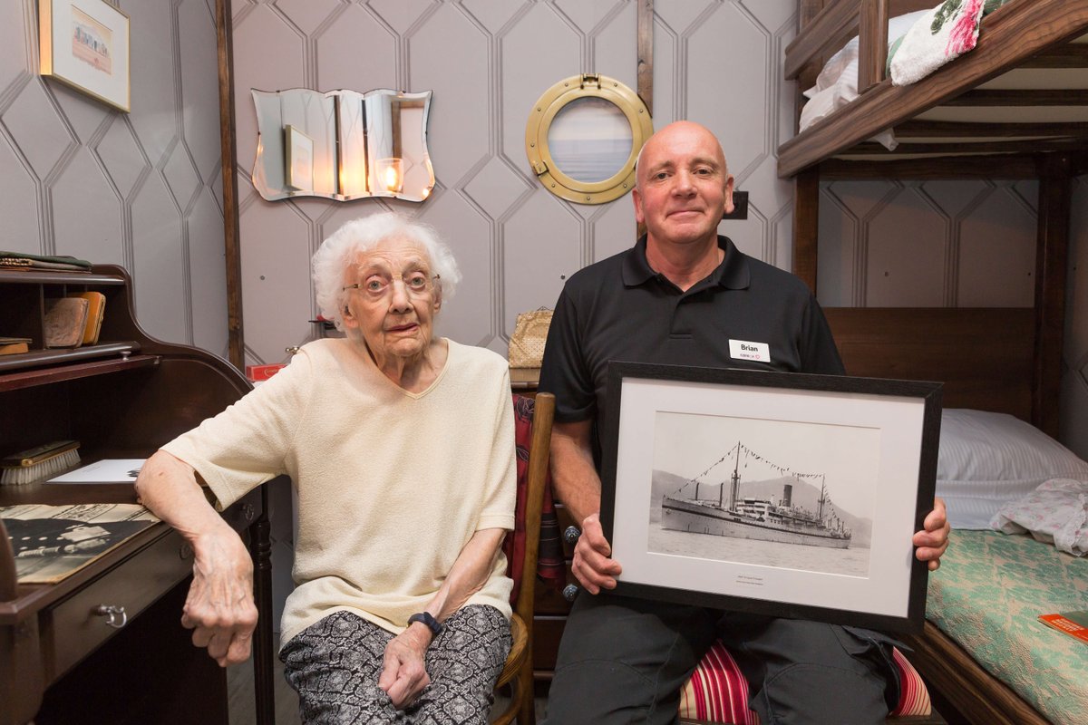 careuk's tweet image. *As featured on TV and Radio this week* 📻

When Mary told the team at Invicta Court that in the 50s, she followed her husband-to-be around the world when the Navy posted him in Hong Kong, the team recreated the cabin so she could relive the memories. ⛵

ow.ly/M29350OPTuk