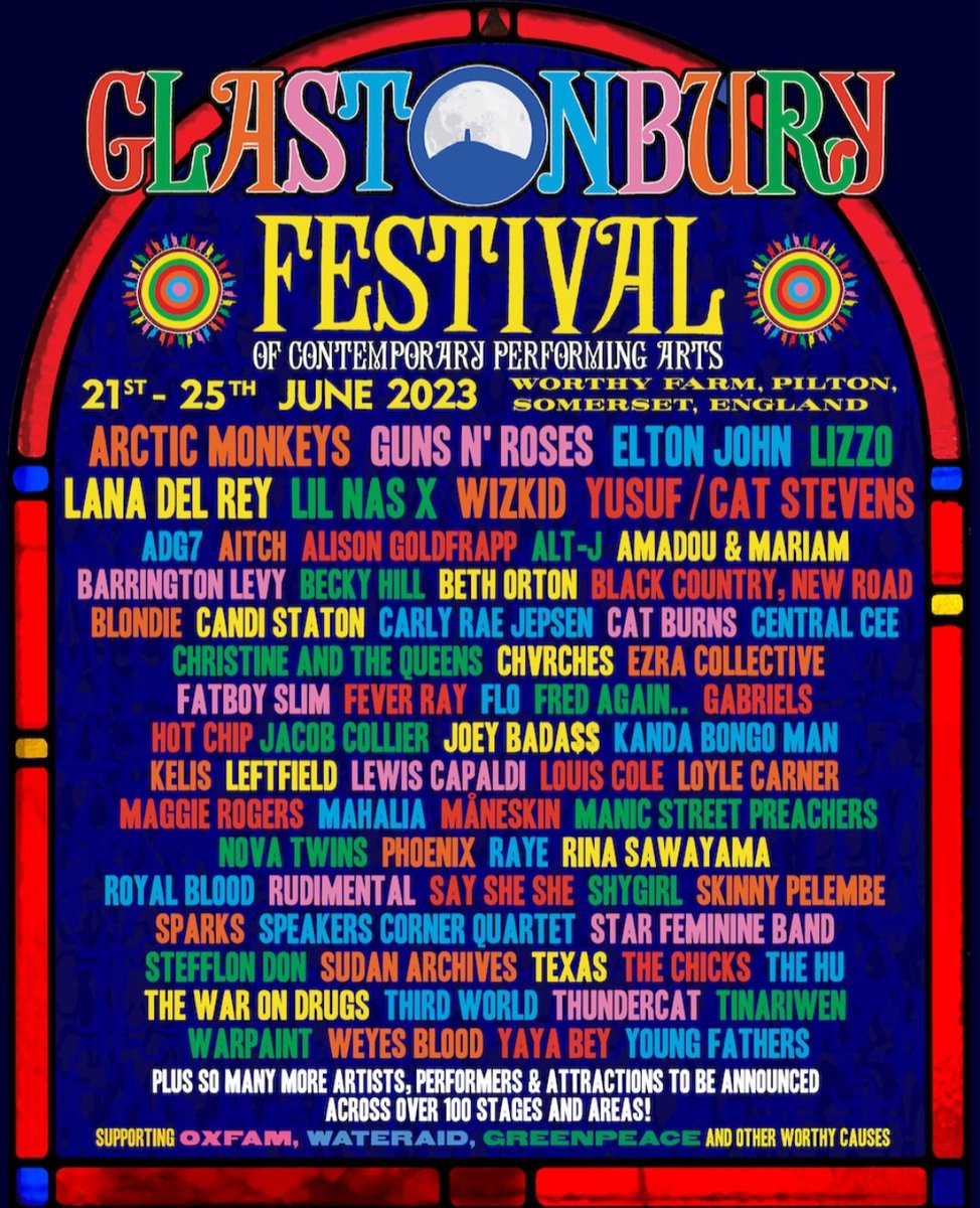 knowledgeloom's tweet photo. GLASTONBURY FESTIVAL 

The #GlastonburyFestival is one of the world's largest and most famous music and performing arts festivals. It takes place in June in the UK in Somerset and was first held in 1970. Attendance numbers reach around 200,000 people each year. https://t.co/IfNQRliVnc