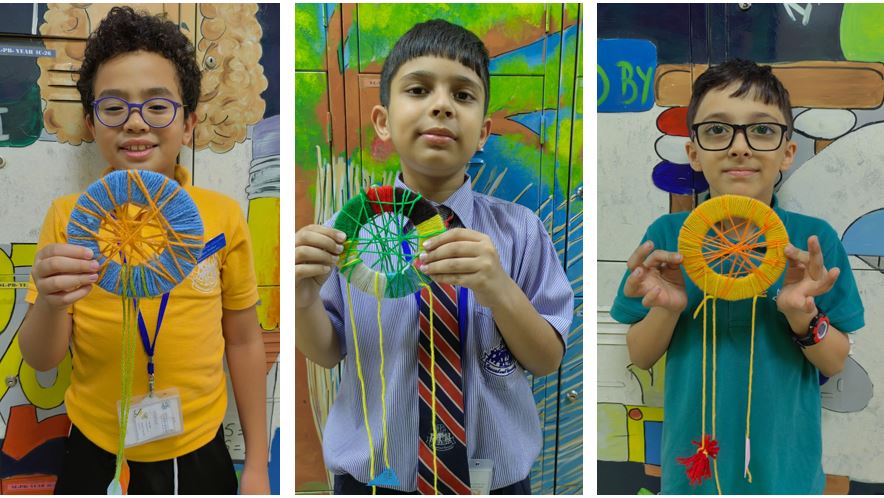 Y3 students let their creativity soar and meticulously fashion their own dream catchers, drawing inspiration from the rich heritage of Native American traditions. Utilizing recycled cardboard boxes, vibrant yarns, papers, and beads.#PristinePrimary #RecycledArt