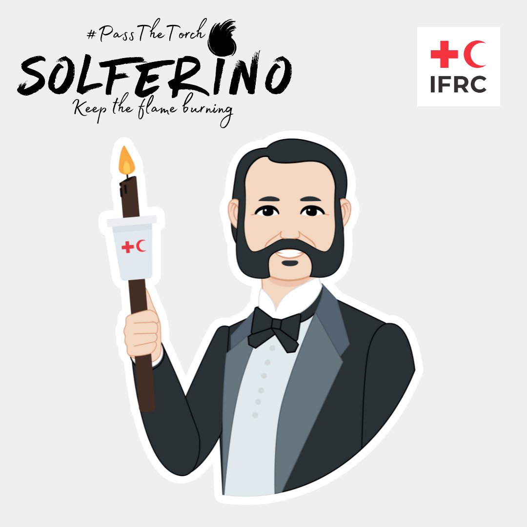 164 years ago today, in Solferino, Henry Dunant was inspired to found the International Red Cross and Red Crescent Movement. 

To celebrate, let´s #PassTheTorch and keep the flame burning! 🔥