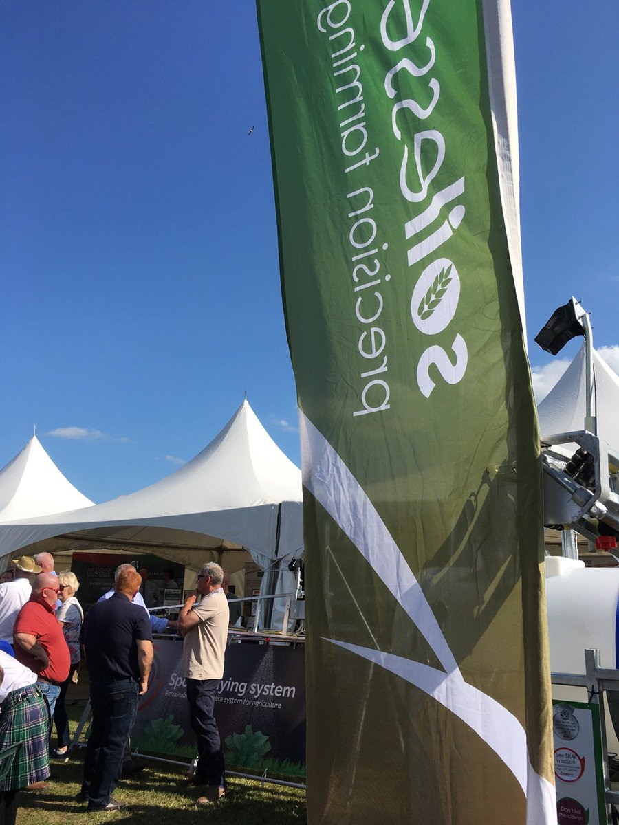 SoilEssentials's tweet photo. Day 3 @ScotlandRHShow and it’s another hot one. Come in and find out more about the precision farming products & services to improve your farming operations. #farmingsmarter #farmingscotland https://t.co/RU9dOx8Xxg
