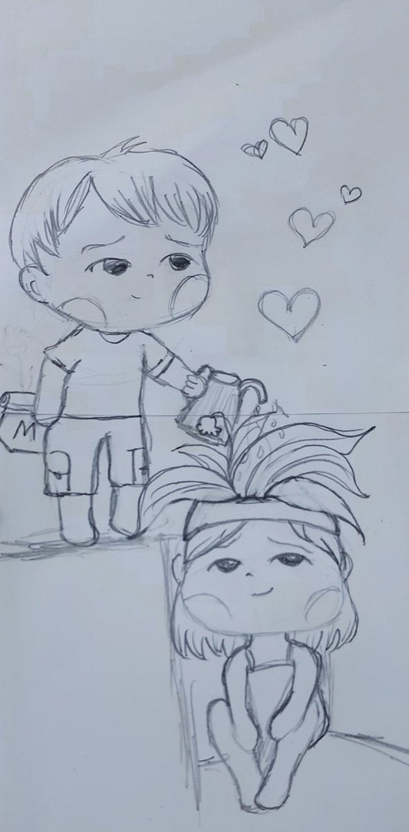Rough sketch 🩷💙 

Hi Chibies, do you miss us? 

#nft #nftcommunity #NFTart