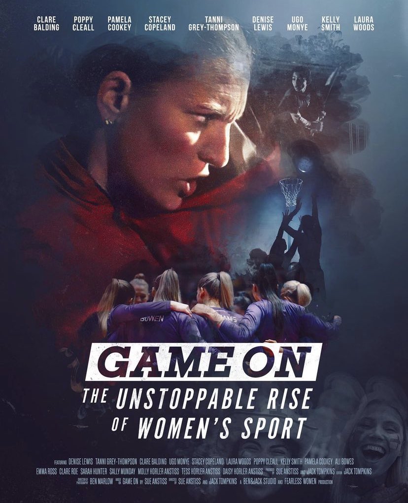 A few pics from the posh premiere for the documentary ‘Game On: the unstoppable rise of women’s sport’ 🎥 @gameondoc 🔥 It was a totally different experience watching it with an audience. Off to Maidenhead for another showing tonight, then it’s out on Netflix this Monday!! 🥳 🍿