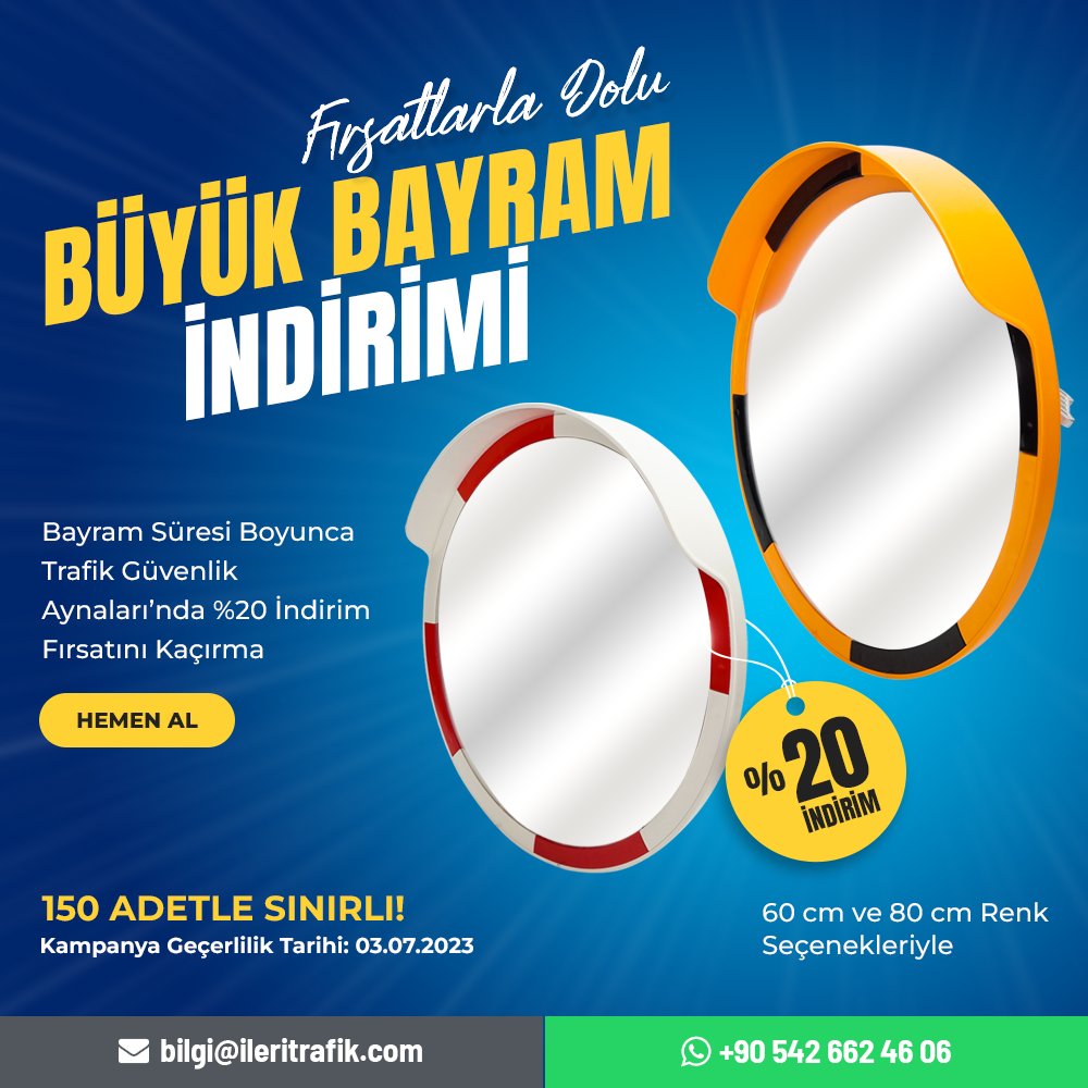 ileri_trafik's tweet photo. Ürünlerimizi görmek ve satın almak için web sitemizi ziyaret edin 📷 https://t.co/dMeGwjgGzj
#trafikmalzemeleri #güvenlikaynası #ayna #güvenlik #sınırlıstok #emniyetaynası #trafikaynası #guvenliksistemleri #duvaraynaları #Otoparkaynaları #köşeaynası #akrilikayna #road #traffic https://t.co/A8IjW7oW0c