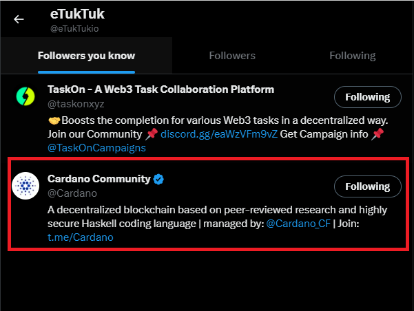 💎Airdrops: <a href="/eTukTukio/">eTukTuk</a> 

🔥Rewards: 4,000,000 TUK (~$300k)

👉Claim: station.etuktuk.io/r/patrikim

1. Click Join the revolution > Login with Google
2. Scroll Down and complete tasks

🤙Followed by <a href="/Cardano/">Cardano Community</a>