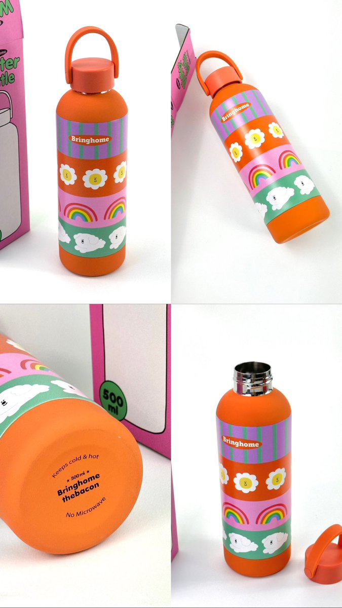 กลับมาแล้ว! กระติกสีส้ม restock แล้วค้าบ หลังจากที่ออกล็อตแรกไปกระแสตอบรับดีมากๆหมดในหนึ่งอาทิตย์ ขอบคุณลูกค้าทุกๆคนมากๆเลย ตอนนี้สินค้ากลับมาพร้อมส่งแล้ว แถมราคายังน่ารักเหมือนเดิมด้วย 590 บาทเท่านั้น กระติกเก็บได้ทั้งร้อนทั้งเย็นถึง 12 ชม.เลย:)