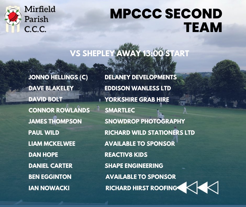 Mirfield Parish Cavaliers CC tweet media