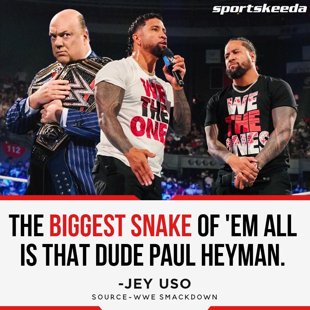 Do you agree with Jey Uso? 👀
#WWE #SmackDown