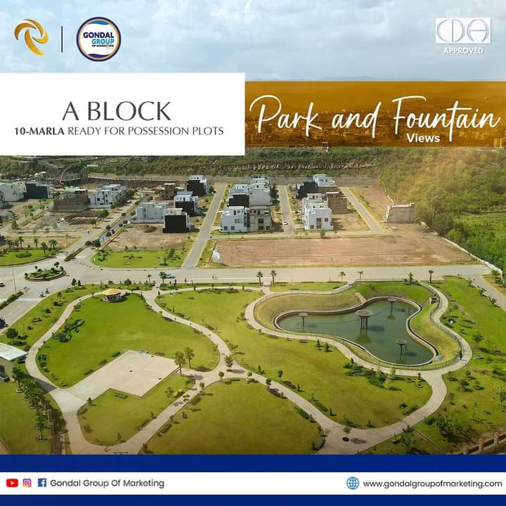 Fall in Love with the epic Scenery of Block A.
INTRODUCING the NEW Possession Ready 10-Marla Park Facing & Fountain Facing 
𝐅𝐨𝐫 𝐂𝐨𝐧𝐭𝐚𝐜𝐭 𝐀𝐧𝐝 𝐃𝐞𝐭𝐚𝐢𝐥𝐬

Dial: 0331-4007040

#parkviewcity #islamabad #Home #Plots #Residential  #Lifestyle #House #Housing