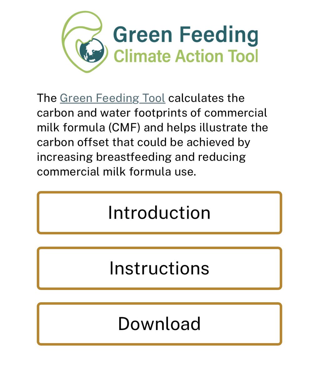 The #GreenFeedingTool is now available for download! This version includes suggestions from participants and testers at the launch on #WorldEnvironmentalDay. 

We hope to have an online version for different languages available ahead of #WD2023 #WBW2023 #COP28 so stay tuned.