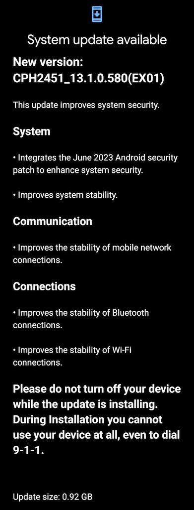 A new software update available for OnePlus 11 5G bringing improved connectivity of all kinds and June 2023 Android Security Patch.

#tech #smartphones