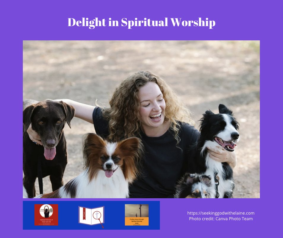 Spiritual  worship allows us to focus on God. This devotional reading looks at how  our desire to worship Him and our understanding to worship Him increase  as we make these habits.

#dailydevotionalreading #disciplesofchrist #spiritualworship
seekinggodwithelaine.com/delight-in-spi…