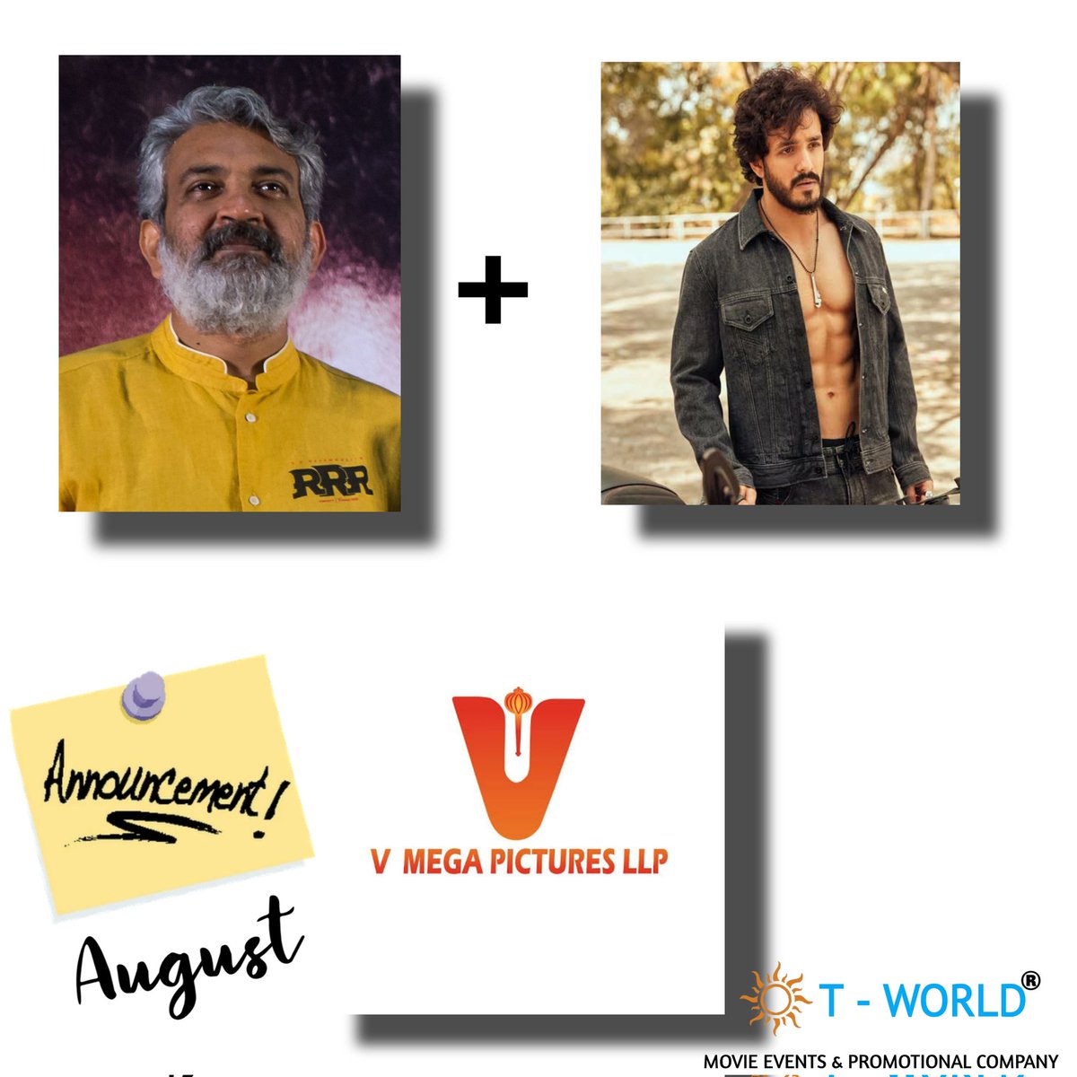 Announcement On August..... 
#Akhil6 #SSRajamouli #VMegaProductions