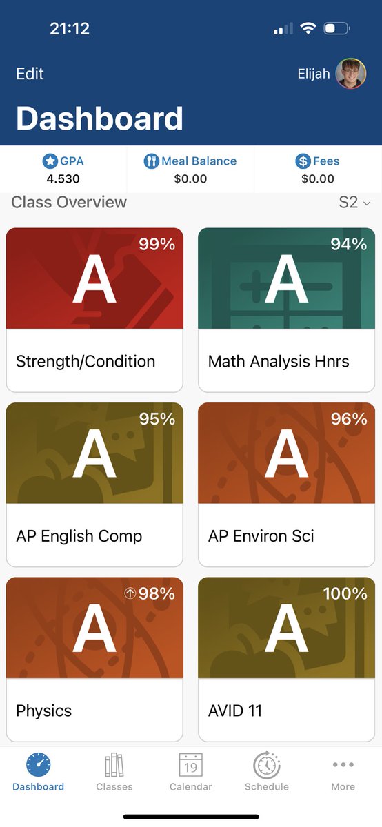 After finishing my 2nd semester, my GPA has increased to a 4.53! @DHawkins34 <a href="/russelljacobn/">Jacob Russell</a> <a href="/LibradoBarocio/">LB</a> <a href="/headdogpound/">Duane Brooks</a> <a href="/coach_ru/">Rick Ulrich</a> <a href="/coachpsb/">Patrick Browning</a> <a href="/CoachJackson16/">Raleigh T. Jackson</a> <a href="/CoachCalley21/">Chris Calley</a> <a href="/BenjiPalu_Cal/">Benji Palu</a> <a href="/ApplebaumNathan/">Nathan Applebaum</a> <a href="/CoachZampese/">Anthony Zampese</a> <a href="/alex_purviance/">Alex Purviance</a> <a href="/CoachAJCoop/">Coach Coop</a> <a href="/CoachMHazelwood/">Matty Hazelwood</a>