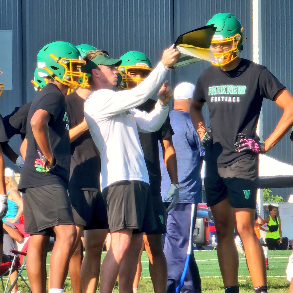 Had fun at the 7 on 7's this week 🏈