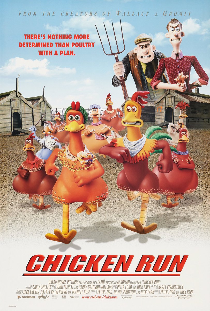 FilmNewsNos's tweet photo. 🎬MOVIE HISTORY: 23 years ago today, June 23, 2000, the movie ‘Chicken Run’ opened in theaters!

#JuliaSawalha #MelGibson #MirandaRichardson #TonyHaygarth #BenjaminWhitrow #TimothySpall #PhilDaniels #JaneHorrocks #ImeldaStaunton #LynnFerguson #PeterLord #NickPark https://t.co/1sfeEcZVwr