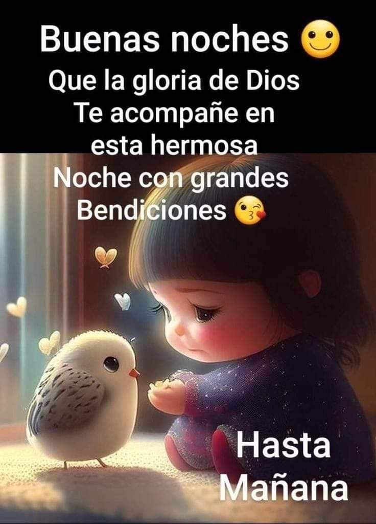 Hermosa y bendecida noche.