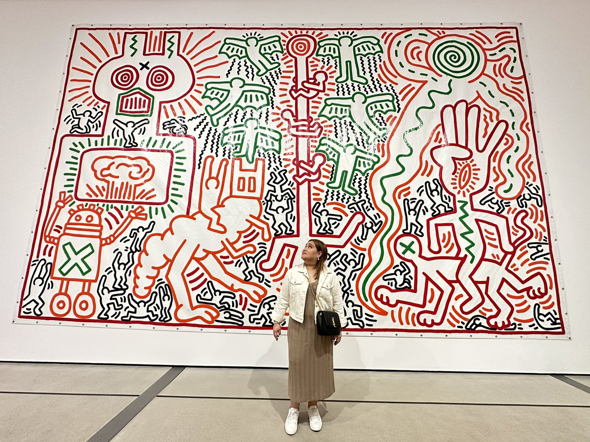 Did some NAMJOONING today in LA. #theboard #keithharing