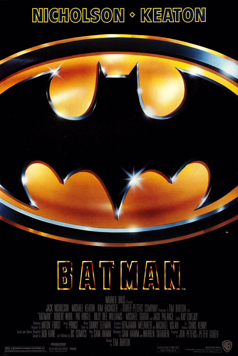 🎬MOVIE HISTORY: 34 years ago today, June 23, 1989, the movie ‘Batman’ opened in theaters!

#MichaelKeaton #JackNicholson #KimBasinger #RobertWuhl #PatHingle #BillyDeeWilliams #MichaelGough #JackPalance #JerryHall #TraceyWalter #LeeWallace #WilliamHootkins #TimBurton @Batman