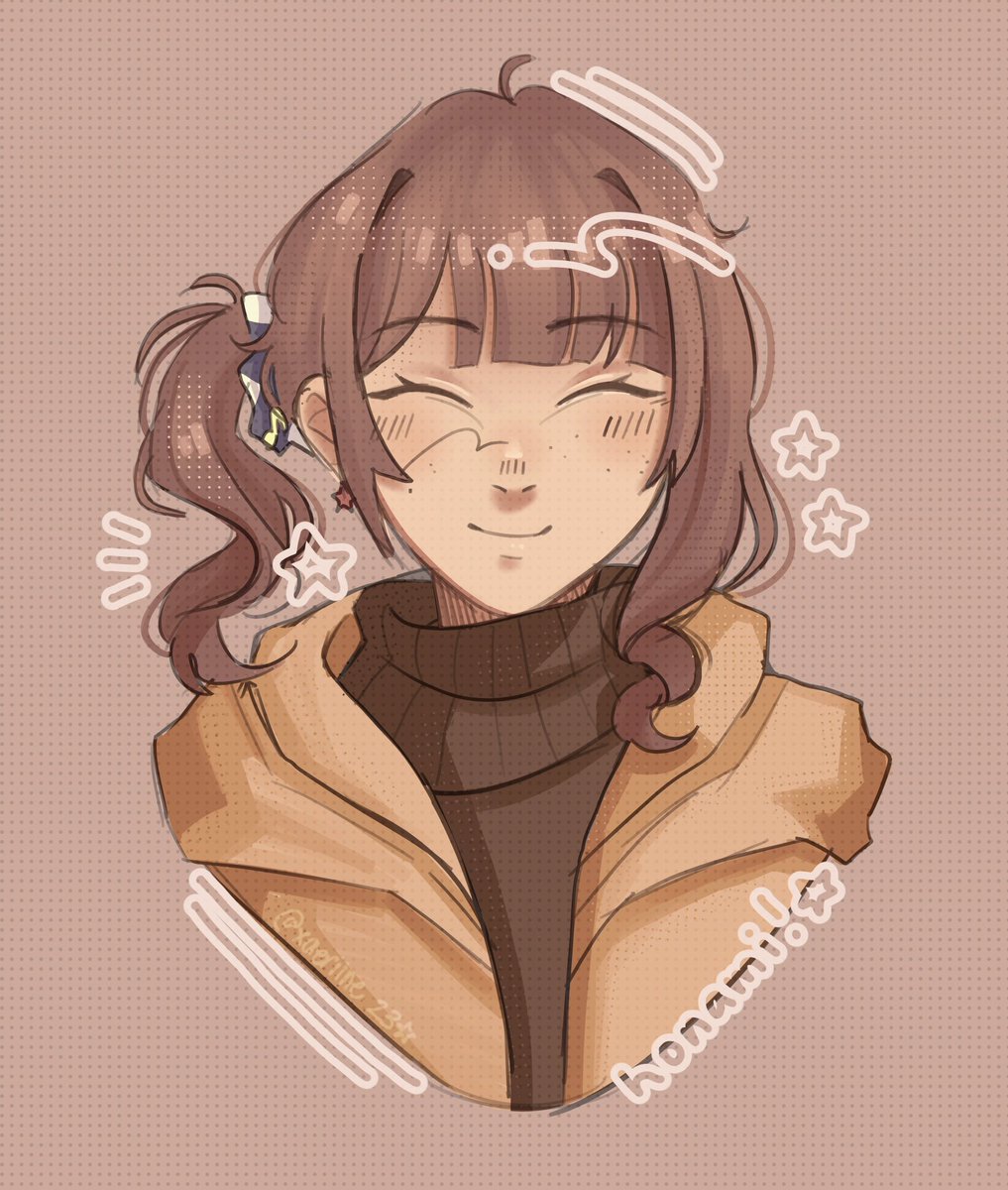 quick hona doodle as a warm up 🥁🍎🥧 shes so lovely #prsk_FA