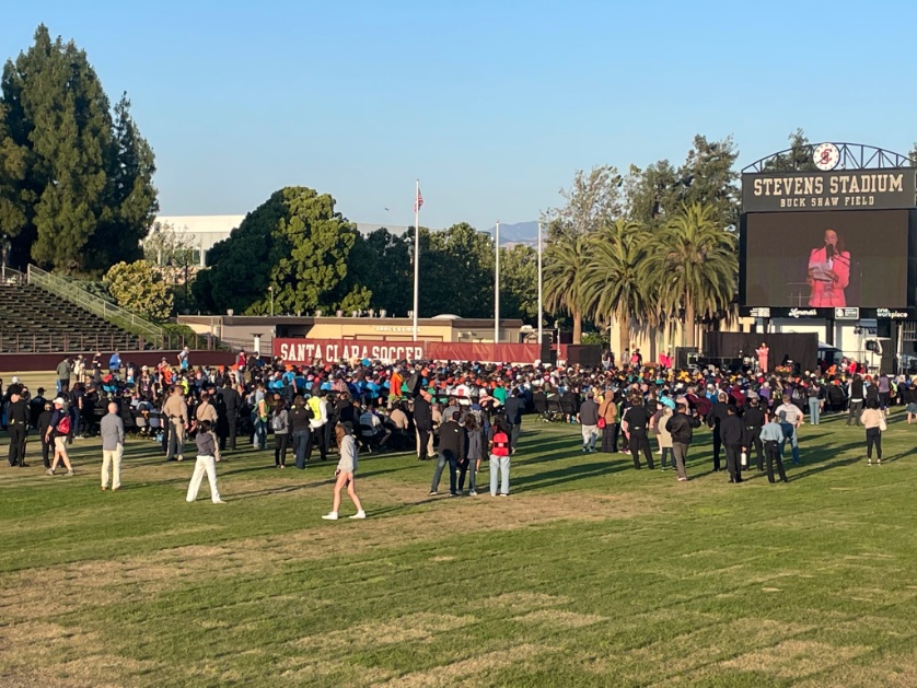 SantaClaraPD's tweet image. Opening Ceremony for the #SummerGames took place this evening at Santa Clara University. While this @SONorCal is a competition, tonight was clearly about having fun and enjoying the moment.