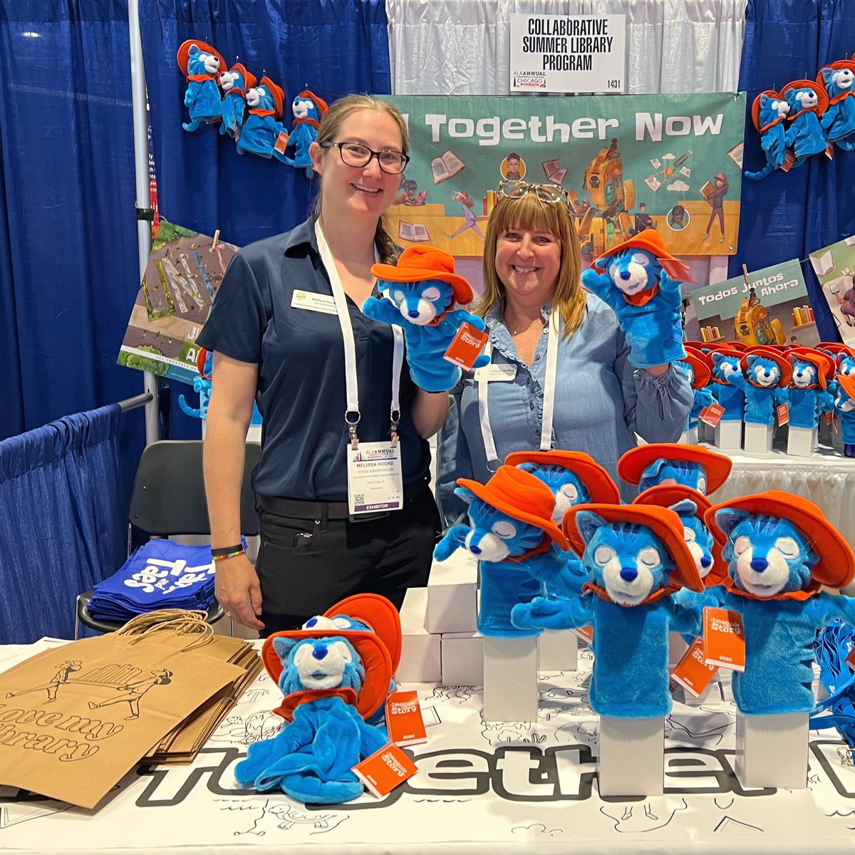 cslpreads's tweet image. I mean, you can’t beat a one-of-the-kind Puss ‘n Boots puppet. #CSLPreads  #ALAAC23 Booth 1431 #alltogheternow