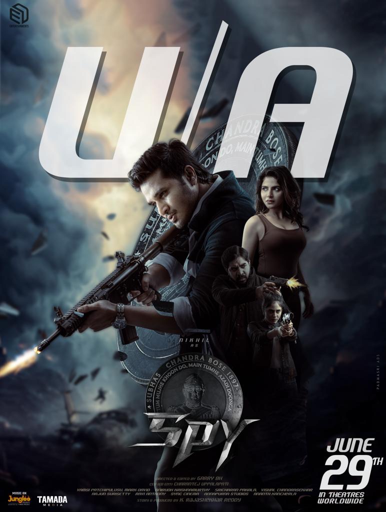 #SPY Censored and Certificated with 𝐔/𝐀 Clean Film

An Adrenaline Extravaganza Blazing Worldwide on June 29th 💥

#SPYTrailer ▶️ youtu.be/eDTEiIC0_rE

@actor_Nikhil @Ishmenon @Garrybh88 @tej_uppalapati @anerudhp #Edentertainments #KRajashekarreddy