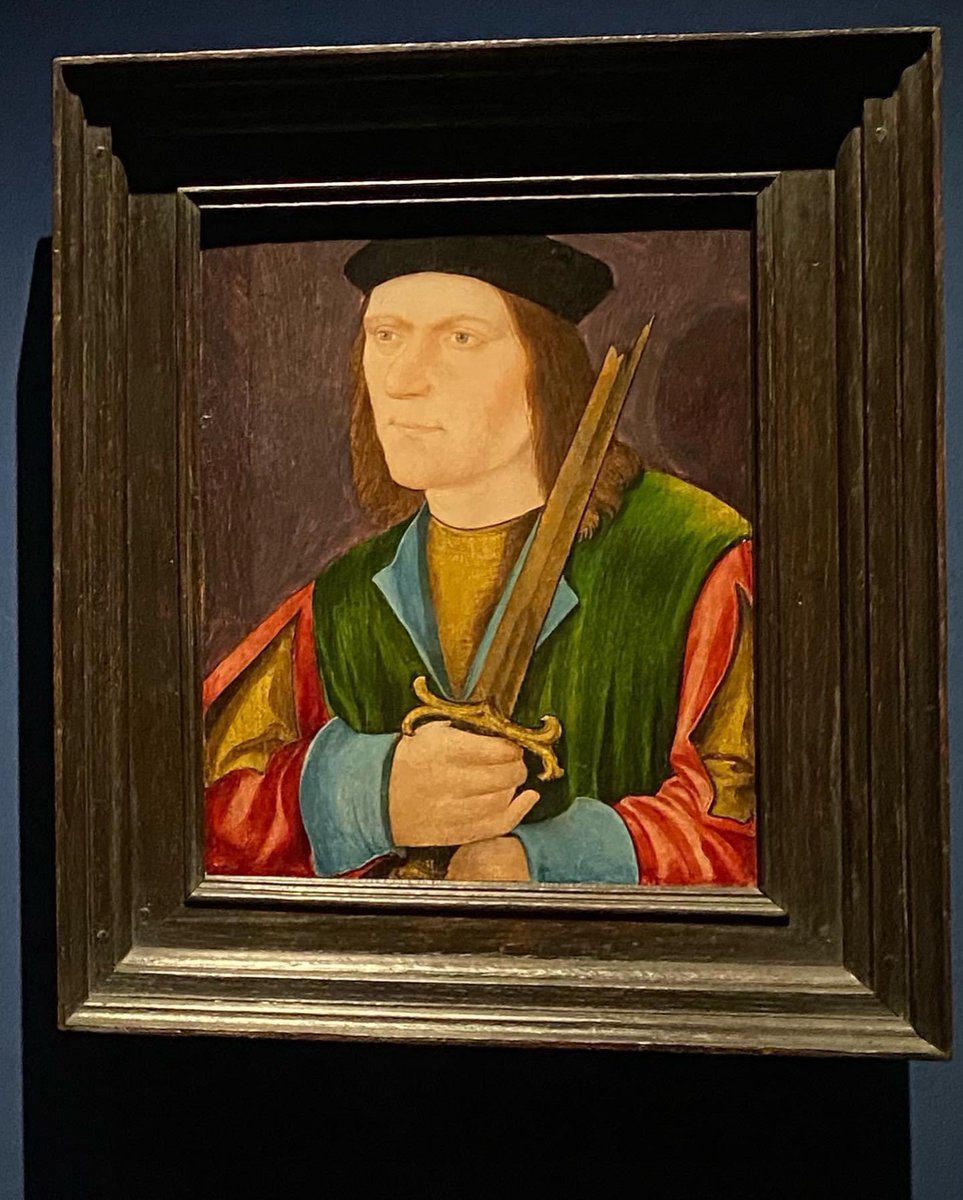 Early sixteenth-century image of Richard III (an insight into how the Tudors portrayed him) on display in the new Tudor gallery at the re-opened National Portrait Gallery <a href="/NPGLondon/">National Portrait Gallery</a> 
Taken by <a href="/sixteenthCgirl/">Suzannah Lipscomb</a>