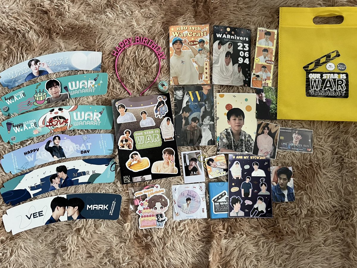 ขอบคุณ Giveaway ทุกชิ้นเลยนะคะ
ขอบคุณที่ตั้งใจทำกันขนาดนี้ 🧡
 #HBD29thSunshineWAR
#UAremyStarWar29thBD
#MyWARniverseBD29th
#ppbakingstudio
#OurStarIsWarWanarat
#HBD_29thWARCraft
#GiveawayBDWar29th 
#warwanarat @warwanarat