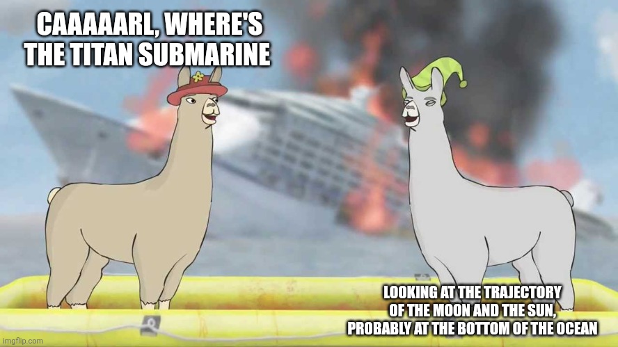 AirMantoni's tweet photo. I will not apologize for art 
#Titan #Titanic #OceanGate https://t.co/2iDboYmBGD