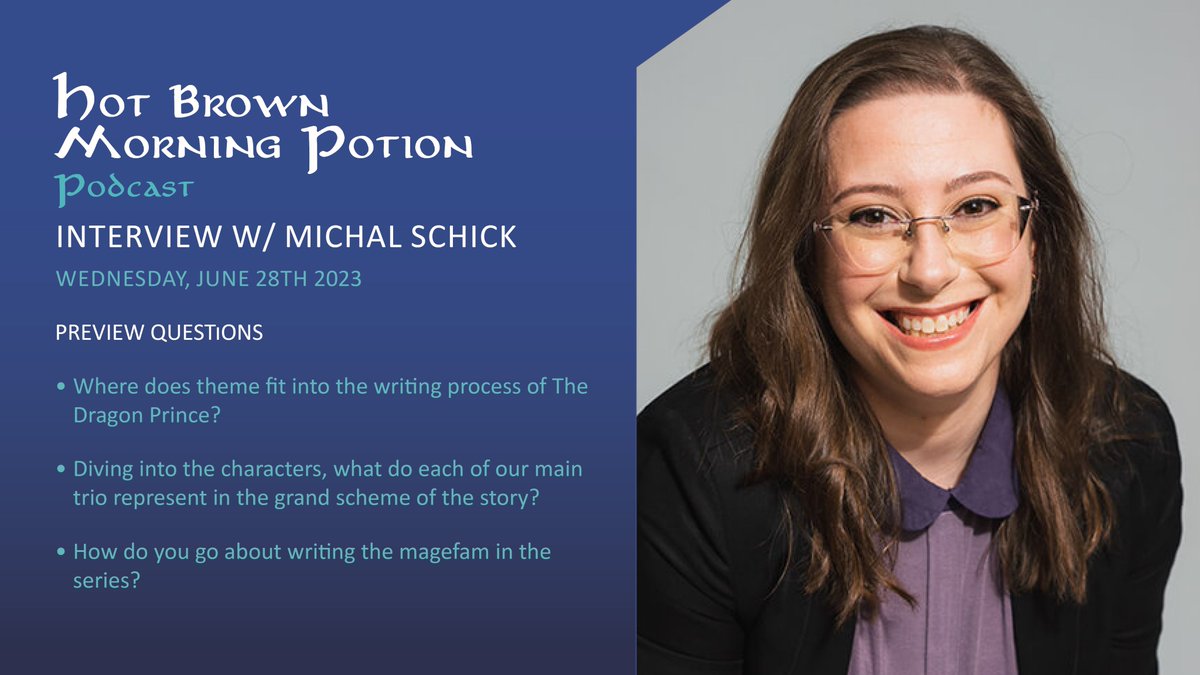 Hey everyone! We have yet another episode coming up. Our 25th one with Michal Schick <a href="/inkasrain/">Michal ~ מיכל תהילה (updates only)</a>, a writer on the show! With the trailer coming out June 27th, let's keep the train rolling with an interview on June 28th, shall we? #thedragonprince #tdp