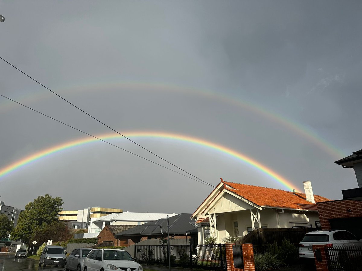 The most beautiful rainbow I’ve seen so far with naked eyes