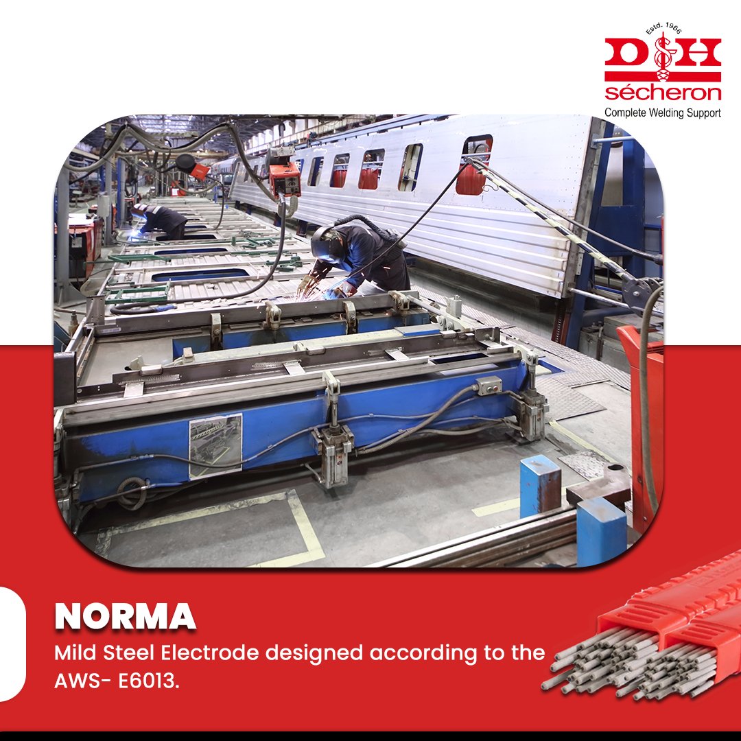 D&H Sécheron Electrodes Pvt. Ltd. on Twitter "Norma is one of our common mild steel electrodes