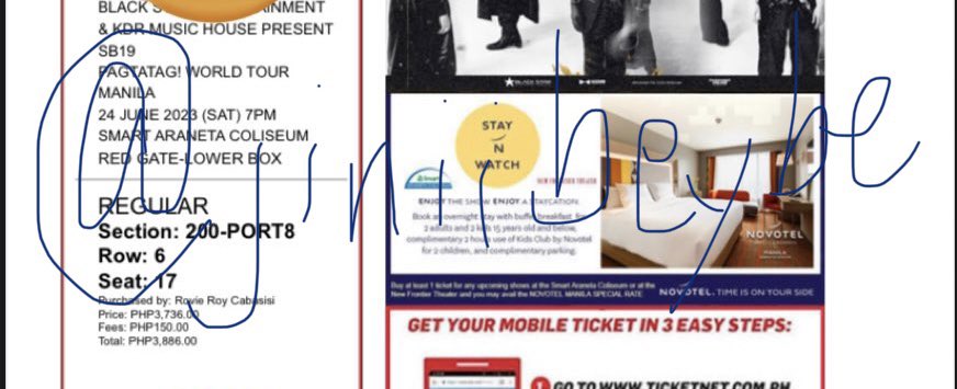 <a href="/AtinMediation/">A'TIN Mediation Team</a> WTS LFB 

LB
Section 200-POrt8
Row 6
Seat 16 &amp; 17