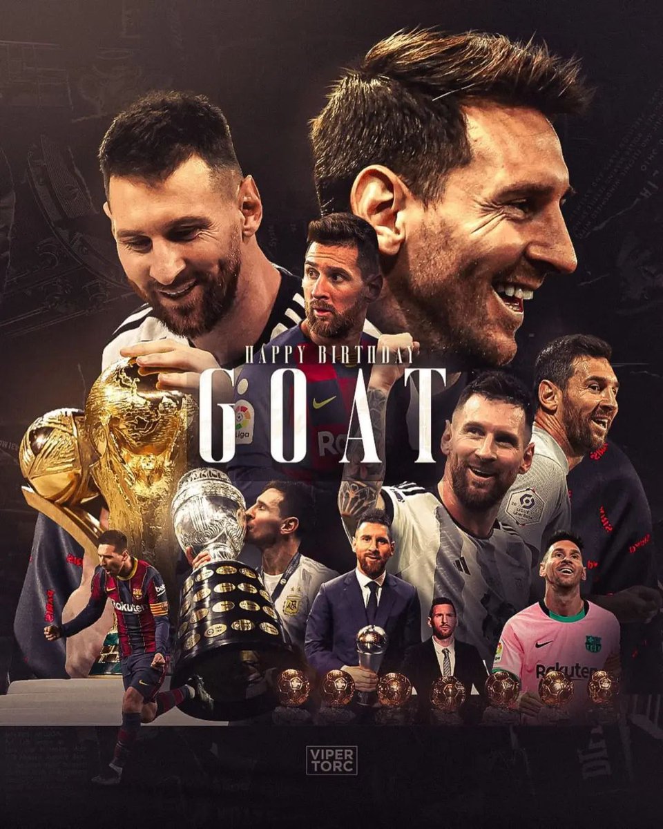 jignesh2108's tweet photo. HAPPY  BIRTHDAY GOAT🐐 https://t.co/FIAYN6ugj4
