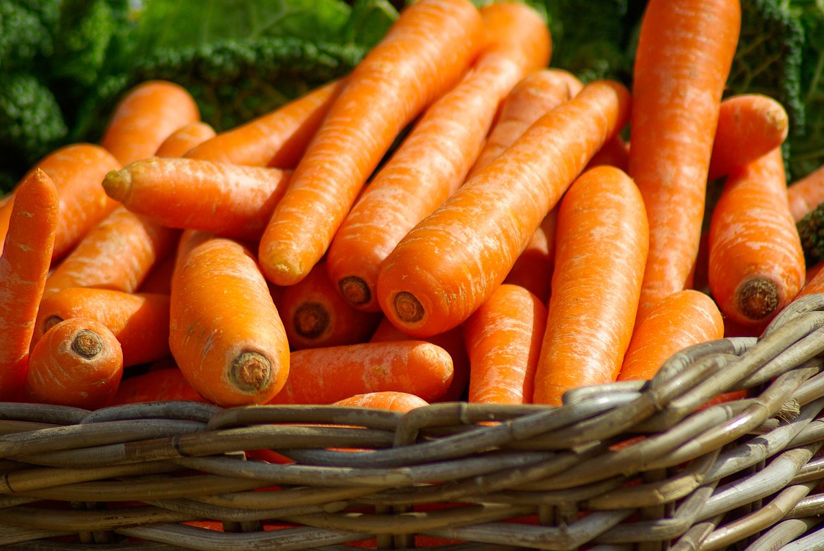 🥕  Carrot vibrant veggies are rich in beta-carotene, which gets converted to vitamin A in your body. It's great for maintaining good vision and promoting healthy skin. #carrot  #HealthyLiving #vegetables #Food #foodlover