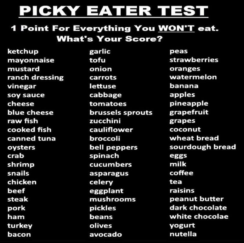 4..... Raw Fish,  Snails,  Tofu, Yogurt