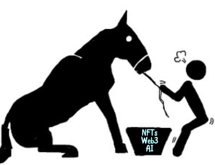 You can lead a horse to water, but you can’t make it drink. I love to use this metaphor when talking about the #NFT world in regard to attracting ordinary mortals into the #Web3 fold. Now I believe it completely applies to the world of #generativeAI.