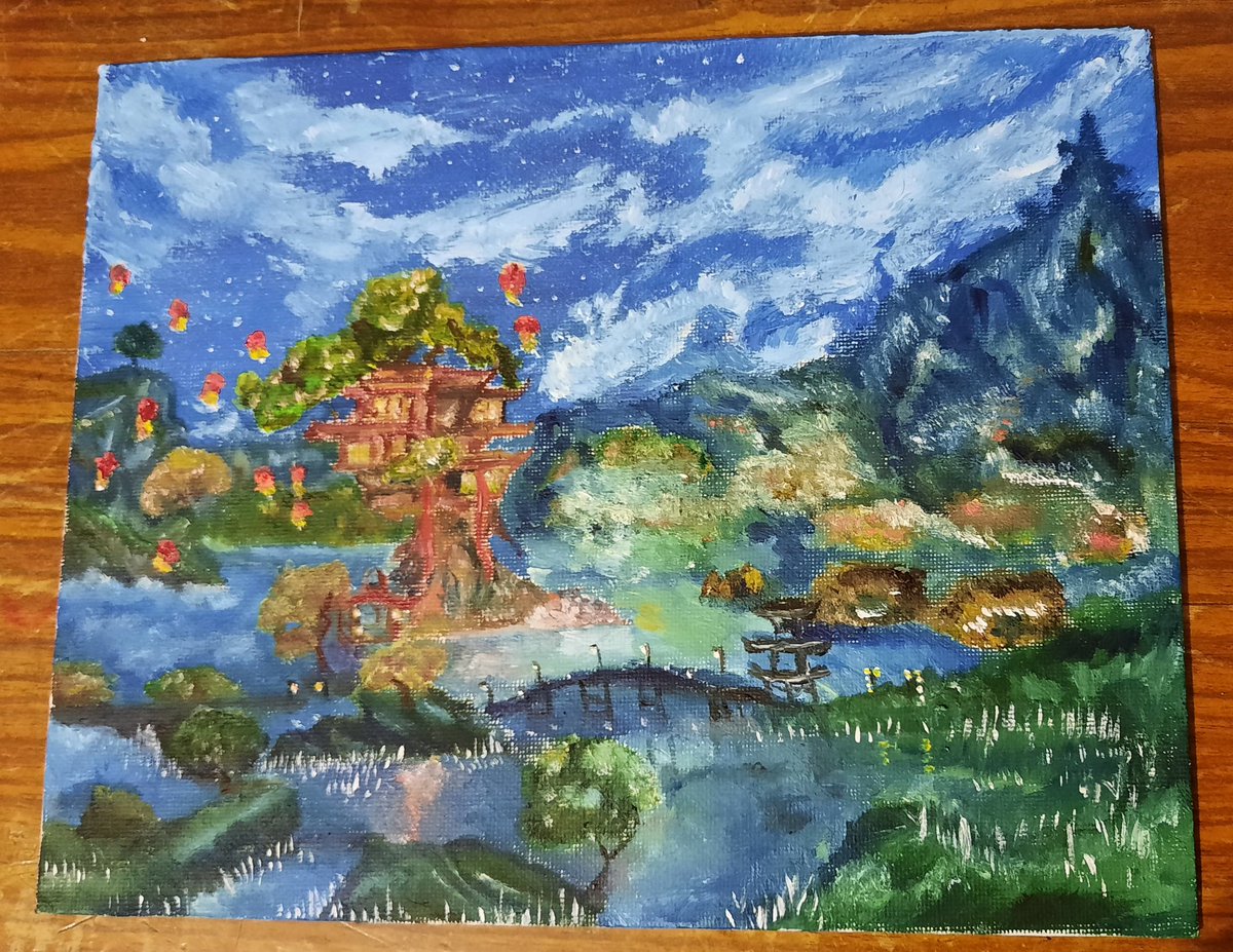 DyukiKnight's tweet photo. 🏞⛩️There are many other places worth visiting in Li Yue at night, such as "Wangshu Inn"🌕✨️ https://t.co/InW2RbsiJP