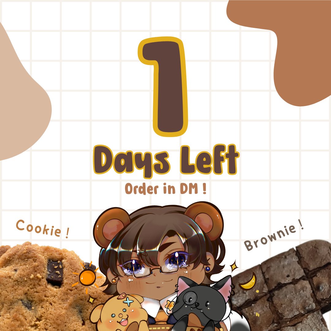 kk_plr7's tweet photo. ❗❗🐻 อีกไม่ถึง 12 ชั่วโมงจะปิดพรีออเดอร์แล้ว 🐻❗❗
มาย้ำอีกทีว่าขนมทั้งคุกกี้และบราวนี่ จะปิดให้พรีออเดอร์วันนี้ตอน 23.00 น. นะครับ ถ้าใครอยากสั่งแต่ยังไม่ได้สั่งต้องมาจัดแล้วนะ 🥺🍪✨
ถ้าใครสนใจสามารถทัก DM ผมมาได้เลยครับ ขอบคุณทุกคนที่มาอุดหนุนและช่วยรีเลยครับ 🫶
#POLASTRY https://t.co/58gck2Fil1