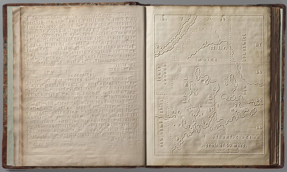 mixdevil66's tweet image. Page Through a 19th-Century #Embossed U.S. #Atlas Designed with #Touchable #Cartography for #Blind Students thisiscolossal.com/2023/06/atlas-…