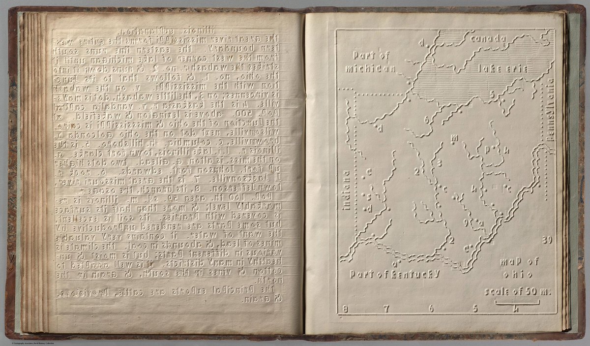 mixdevil66's tweet image. Page Through a 19th-Century #Embossed U.S. #Atlas Designed with #Touchable #Cartography for #Blind Students thisiscolossal.com/2023/06/atlas-…