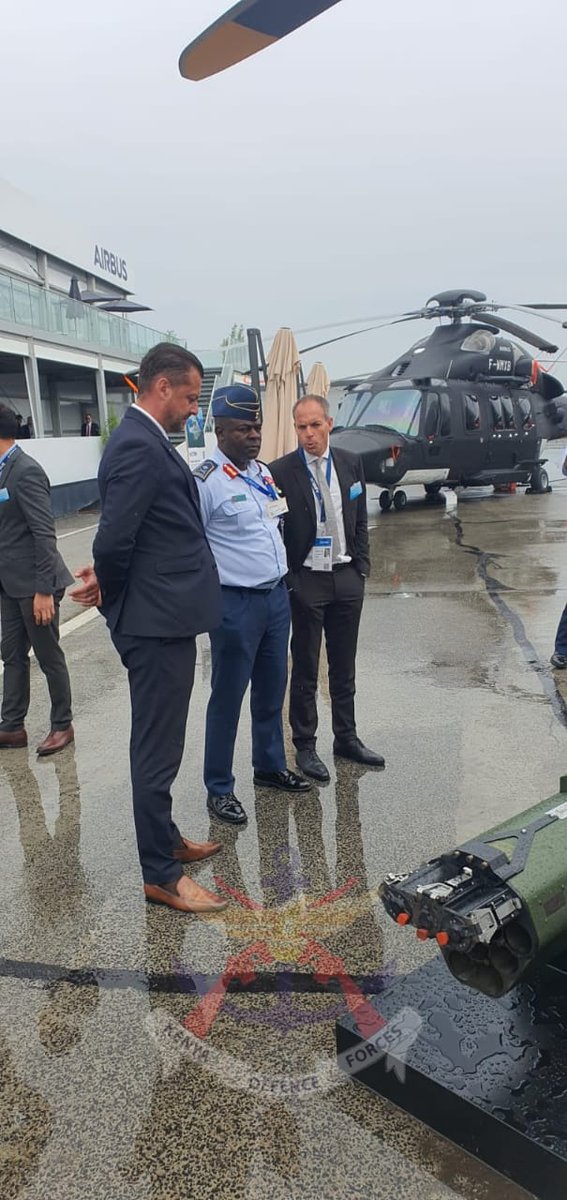 Kenya Air Force Commander Maj Gen John Omenda at the International Paris Air Show. Omenda is one of the best fighter jet pilots in the whole world.