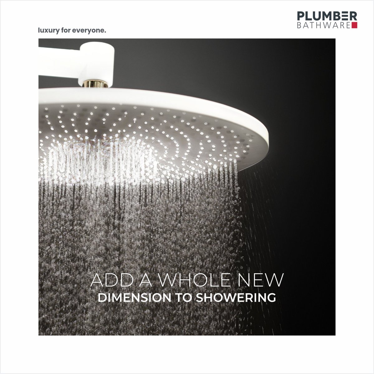 Rain Shower to awake your senses!

#PlumberBathware #LuxuryForEveryone #Sanitaryware #BathroomDecor #BathroomDesign #BathroomInspiration #Showercollection #Showerdesigns #showertime