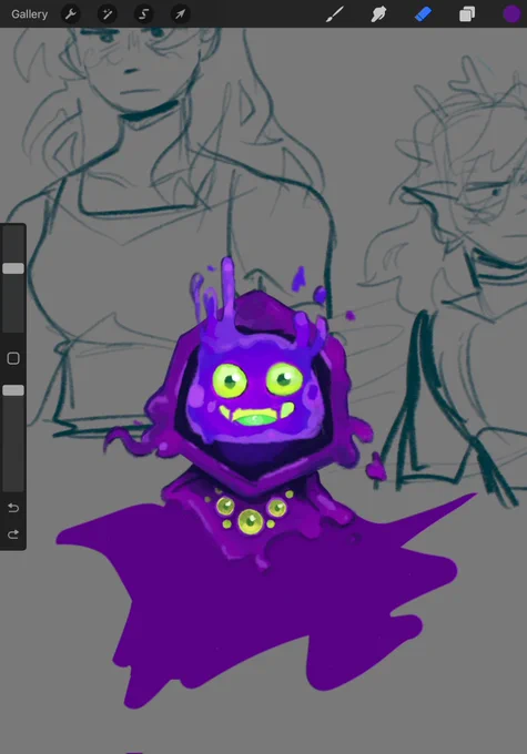 Zoned out and goobleck manifested on my canvas
