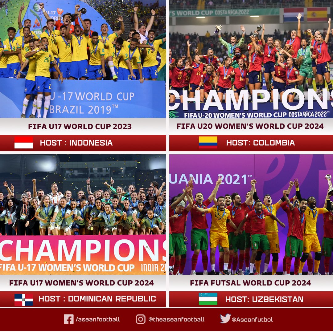 ASEAN FOOTBALL on Twitter "🚨FIFA Council appointed hosts of FIFA's