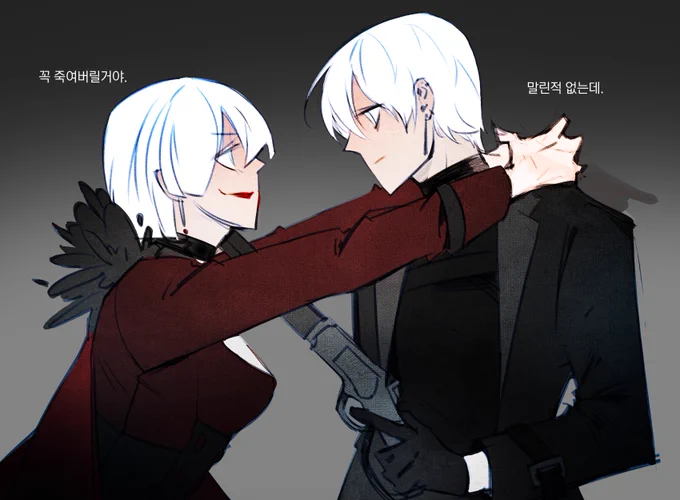 신캐는 좀 많이 뒤에서 나오는데요 근데 왜 배너에 넣었지... 여튼 얘구요 미래 볼 줄 아는 앤데 리스랑은 약간 방식이나 추구점이 다르고 싸패라서 또 에반 혼자 끼여서 울며 정상인들을 그리워합니다