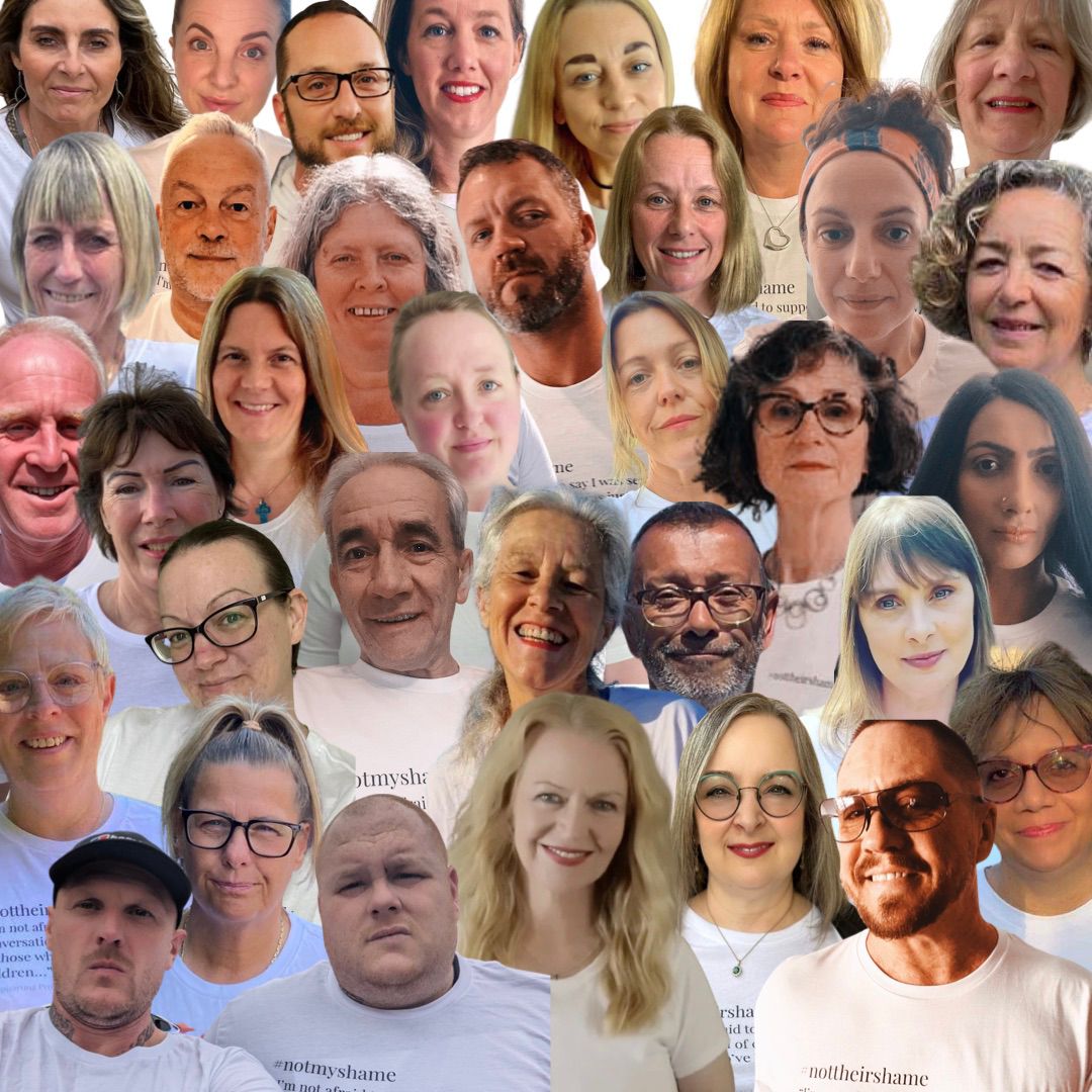 When I shared my quote and #notmyshame tag, I had NO idea that it would become a thing, or that survivors would welcome this conversation and want to join my campaign to turn the tables on the shame and conversation of child sexual abuse. 

I'm sick of perpetrators being put on a