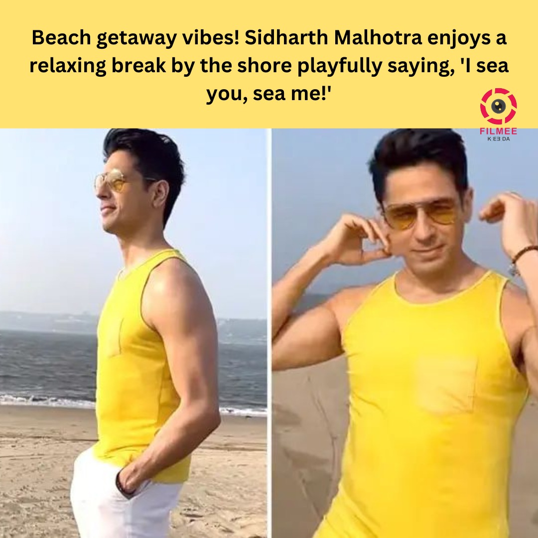 @SidMalhotra once again set his fans' hearts aflutter with his latest Instagram post.💛

#sidhartmalhotra #beachvibes #kiaraadvani #bollywoodactors